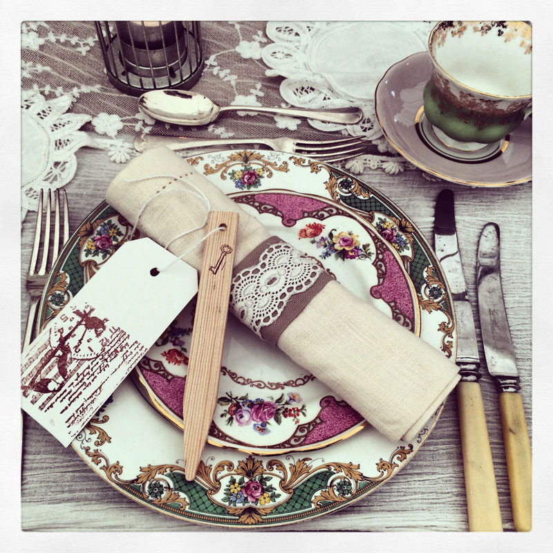 Wedding plate service South Coombe Country Cottages